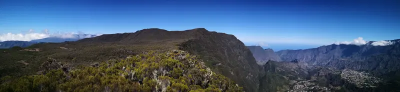 Une crête à perte de vue